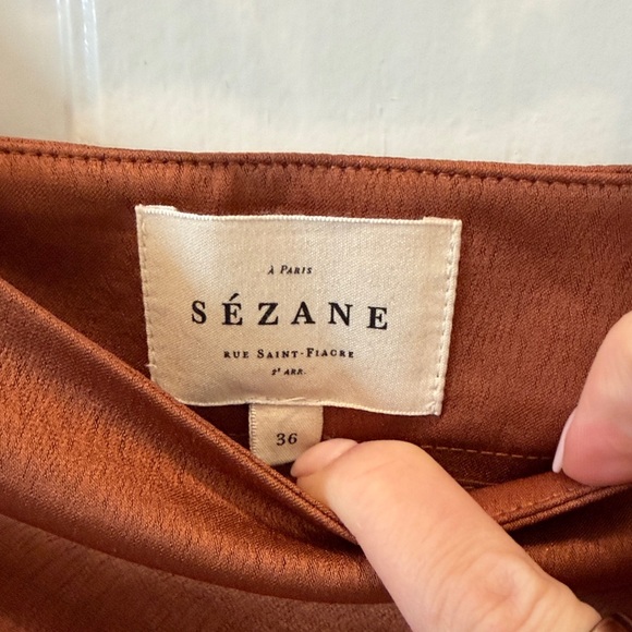 Sezane Sandy Skirt size 36 camel - Picture 4 of 7